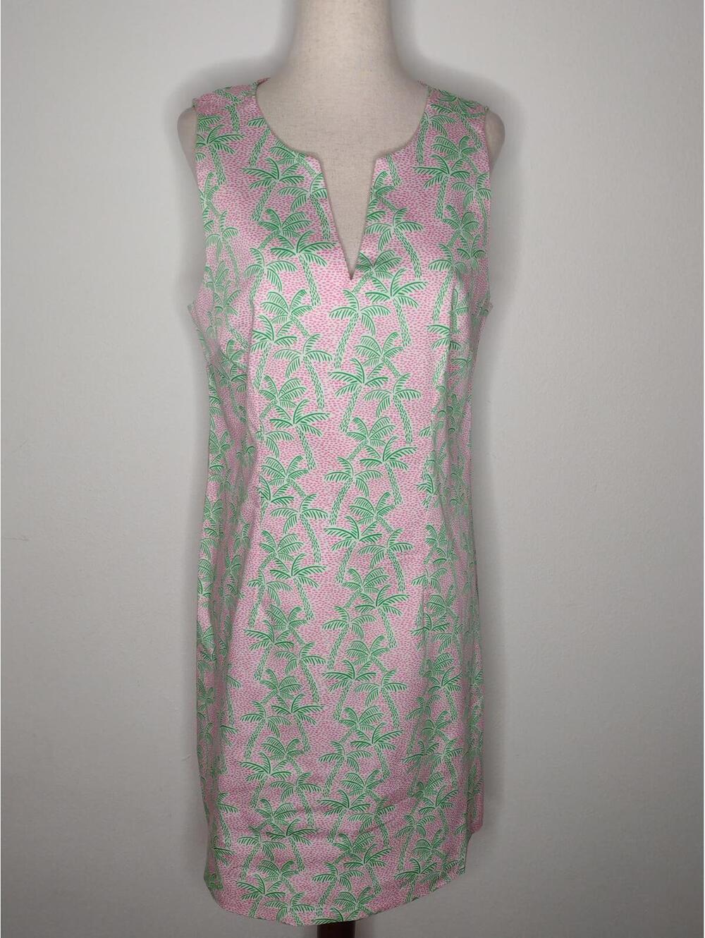 NWT C&C California Women's Pink/Green Tropical Dress Size 10